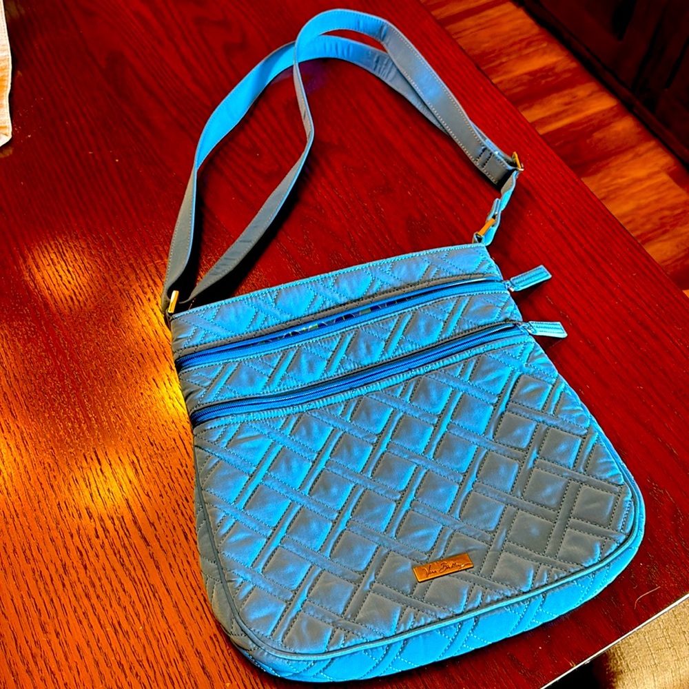 Vera Bradley triple zip crossbody